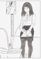 Crossdress teacher in toilet :  toilet rape-女裝敎師 : toilet rape