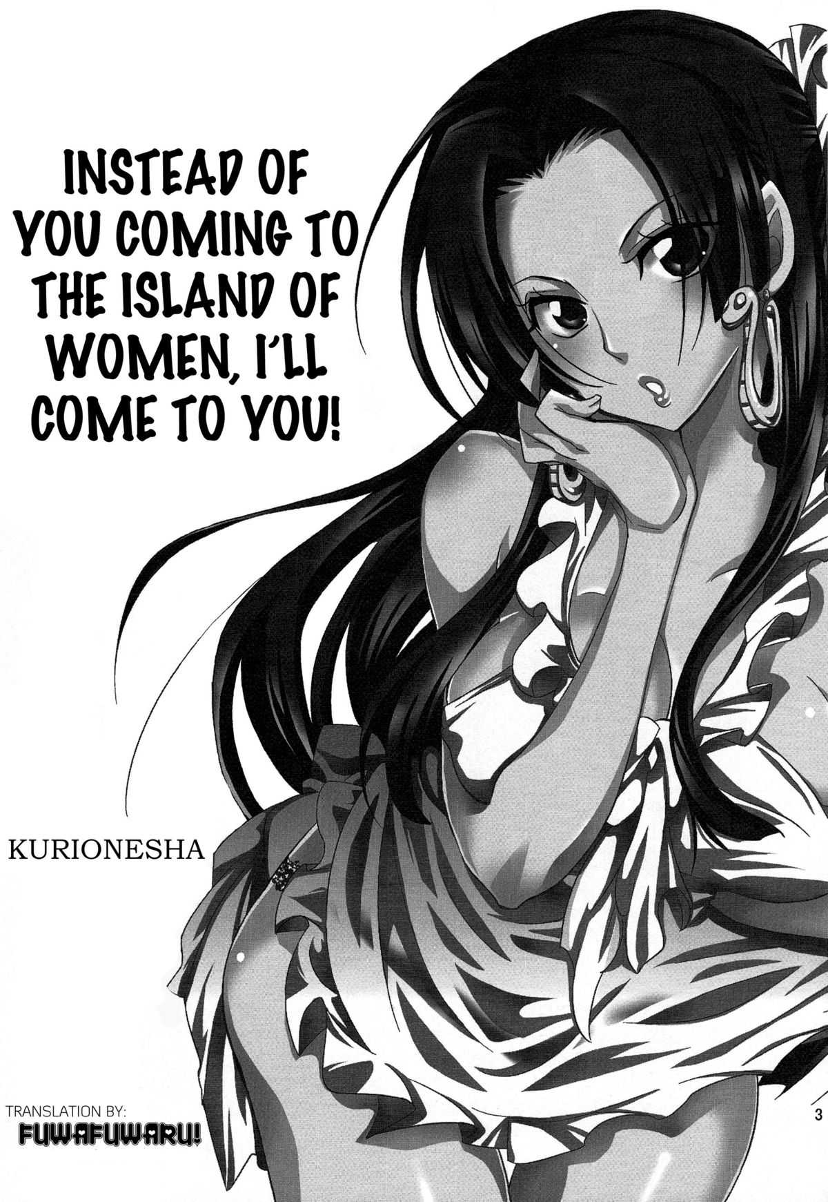(C80) [Kurione-sha (Yu-ri)] Nyougashima Yori Warawa wo Todokeni Mairimasu! | Instead Of You Coming To The Island Of Women, I&#039;ll Come To You! (One Piece) [English] {fuwafuwaru!} (C80) [くりおね社 (YU-RI)] 女ヶ島よりわらわを届けに参ります! (ワンピース) [英訳]