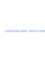 [FURURI] Cerulean Skies White Paper Plane-
