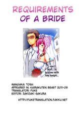 [Tosh] Requirements of a Bride (Comic Kairakuten BEAST 2011-09)[English][FUKE]-