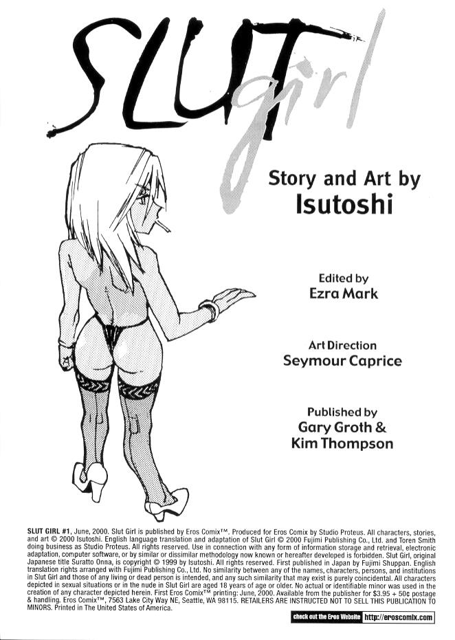 [Isutoshi] Slut Girl 1 [English] [color] 