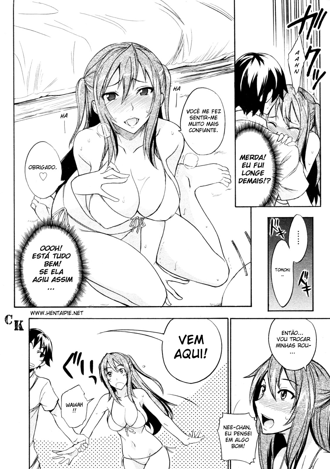 [Isao] Swimsuit and Onee-chan! [Portuguese] 