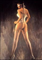 Mix of not quite pinup art-