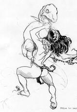 Cavewoman - Sketches - Frank Cho-