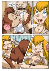 [Palcomix] An Amazing Tail; Tanya Goes Down (Rescue Rangers)-