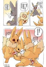 Eevee and Umbreon [Chinese]-あなろぐ - Eevee and Umbreon