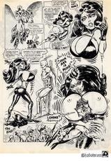 "Leopard Hunt" - Domination Big Bust comic-story (1970-th)-Bakunyo