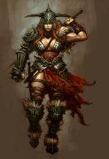 Barbarian and Amazon Women Misc Set 1-