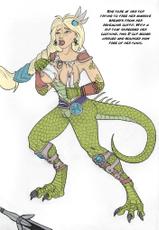 [Arania (Brandon Ondrasek)] Lizardwoman Sophitia (SoulCalibur) [Colored]-
