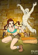Lara Croft vs. Mummy-